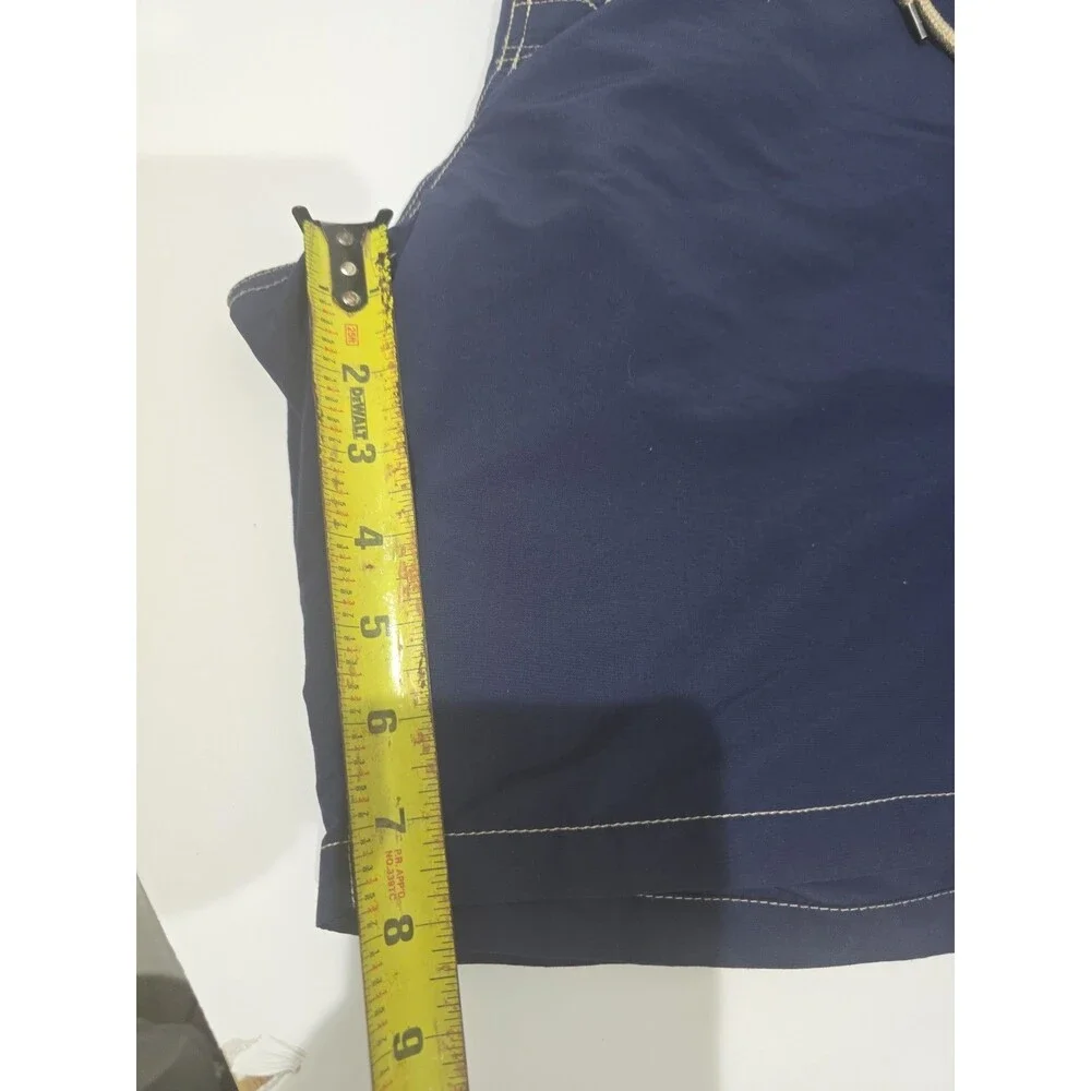 Polo by Ralph Lauren Swim Trunks Brief Liner Drawstring Pockets Mens XL Navy.